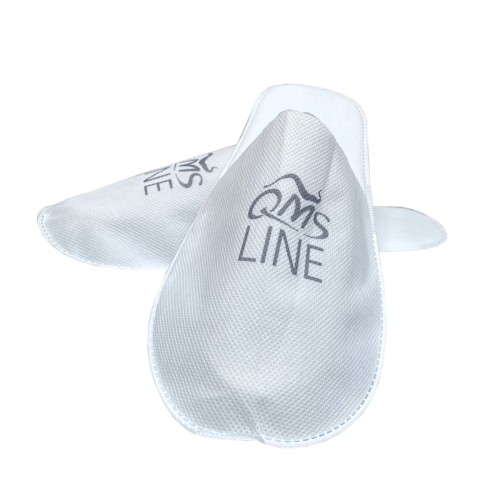 kapcie-logo-gold-pojedynczo-qms-line-extra-logo-jednorazowka-pl