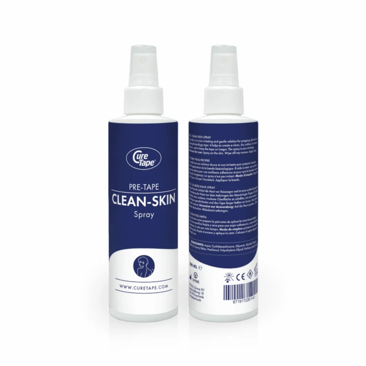 Spray do Dezynfekcji Skóry Przed Tejpowaniem CureTape - 200 ml.jpg