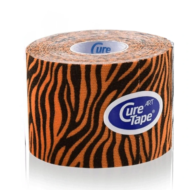 Taśma do kinesiotapingu - CureTape Art - 5cm x 5m - tygrys-2.jpg