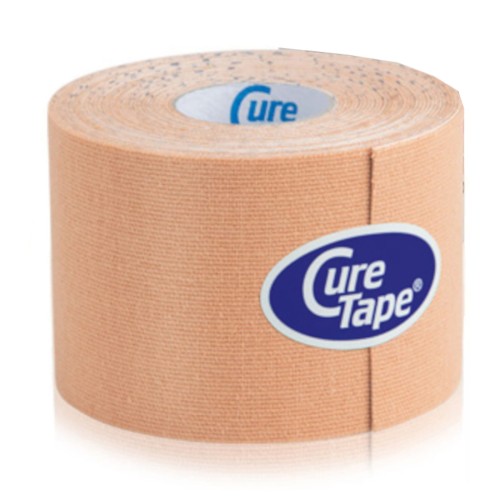 Taśma Tape do Kinesiotapingu CureTape Classic 5cm x 5m - Beżowy-2.jpg