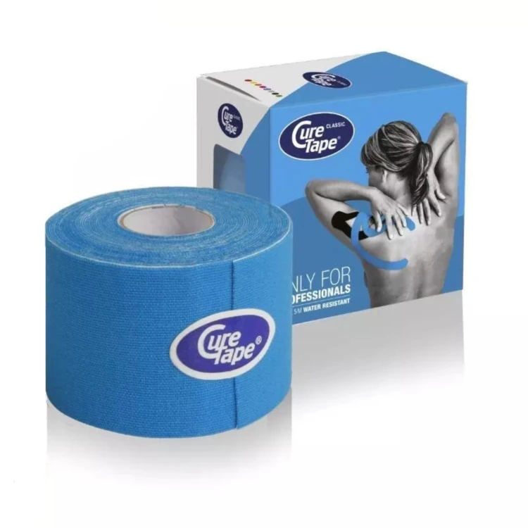 Taśma Tape do Kinesiotapingu CureTape Classic 5cm x 5m - Niebieski-1.jpg