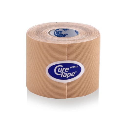 Taśma do Kinesiotapingu CureTape Sports 5cm x 5m - Beżowy-2.jpg
