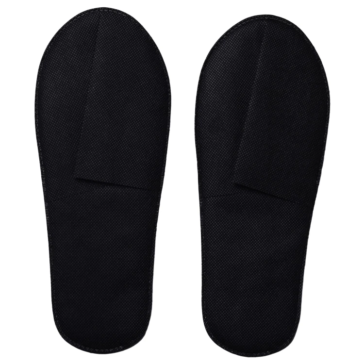 kapcie-spa-czarne-fizelina-jednorazowe-1para-qms-line-extra-jednorazowka-pl