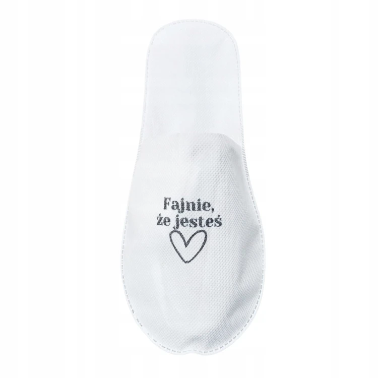 kapcie-jednorazowe-fajnie-ze-jestes-silver-1para-jednorazowka-pl